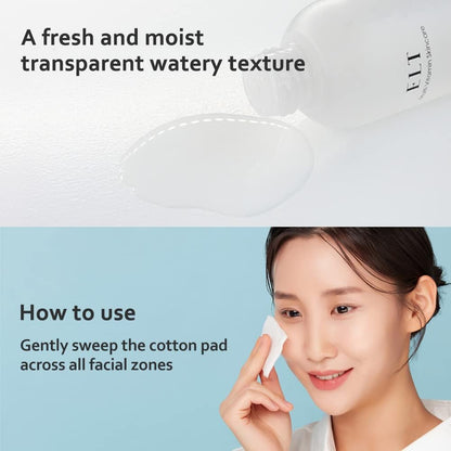 ELT Vita Youth Vitamin B Toner 6.76 fl.oz.(200ml) | Multi Vitamin B3&5 Moisturizing Soothing Skin Care | Fragrance Free | Green Tea Extract Makes Skin Youthful | Prevents Dark Spots | K-Beauty